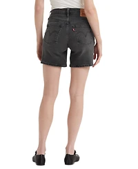 Levi's 501 Mid-Thigh High Rise Straight Fit Denim Shorts