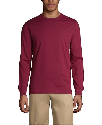Lands' End Men's Long Sleeve Essential T-shirt