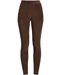 Lands' End Women's Sport Knit High Rise Corduroy Leggings