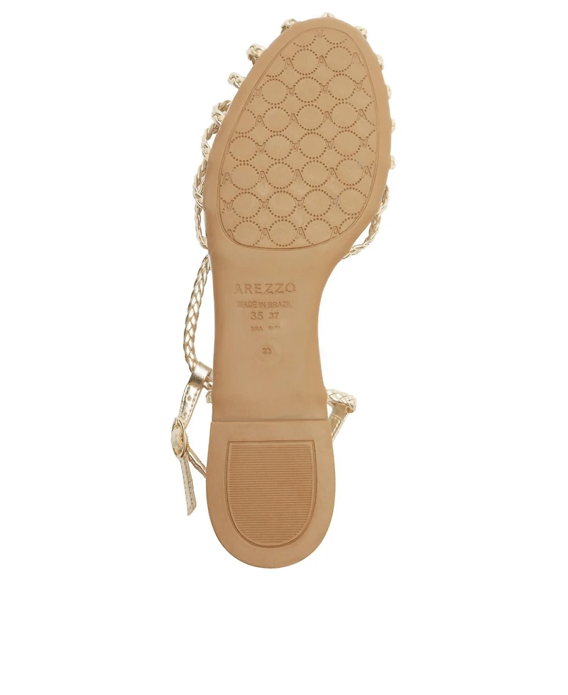 Arezzo Women's Paola Flat Sandals