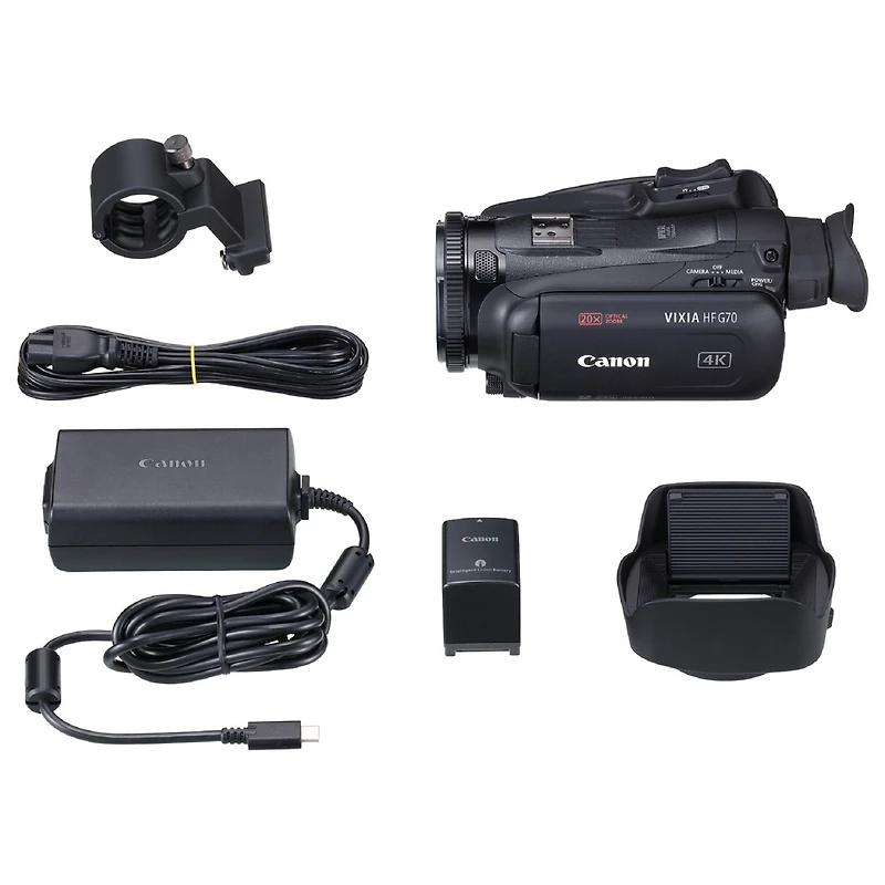 Canon Vixia Hf G70 4K Ultra Hd Camcorder with 20x Optical Zoom Lens