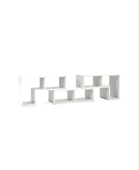 Slickblue 3 Pieces Adjustable Tv Stand for TVs up to 65 Inch with Shelves