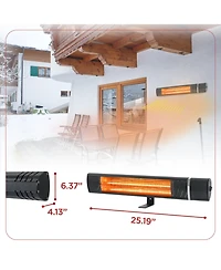 Black and Decker Wall Mounted Patio Heater for Outdoors