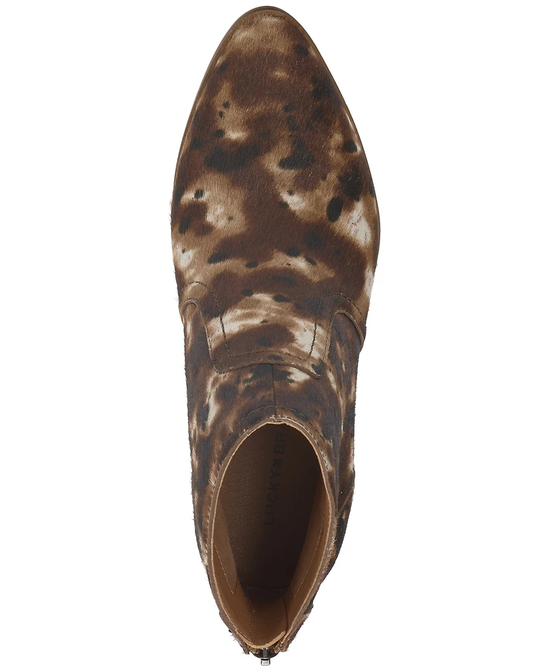 Lucky Brand Women's Sonah Block-Heel Westerm Booties