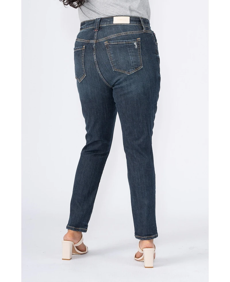 Slink Jeans Plus High Rise Ankle Skinny