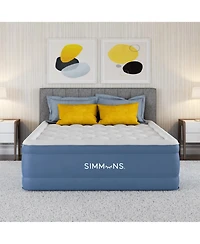 Simmons Rest Aire 17" Inflatable Air Mattress with Built-In Pump, Full
