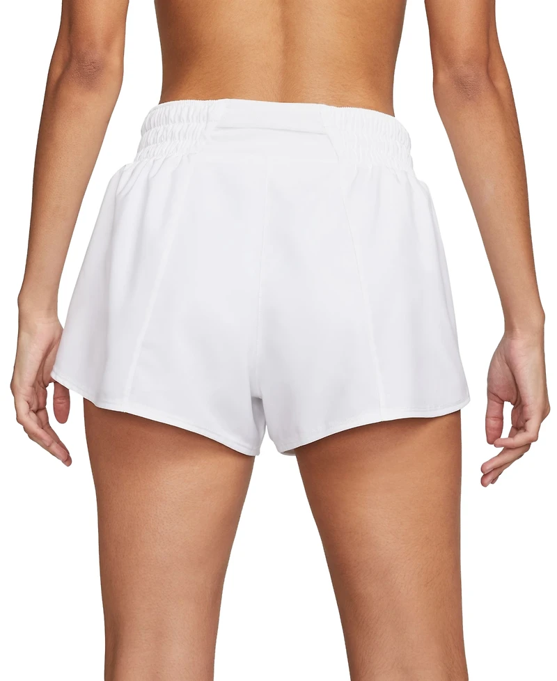 Nike Women's One Dri-fit Mid-Rise Brief-Lined Shorts