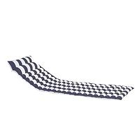 Streamdale Blue and White Lounge Chair Replacement Cushions Set