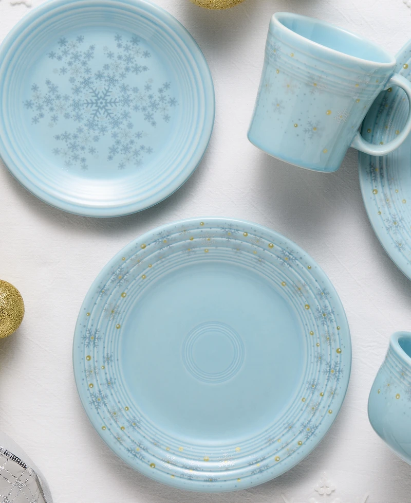Fiesta Sky Snowflake Classic Luncheon Plate, Exclusively at Macy's