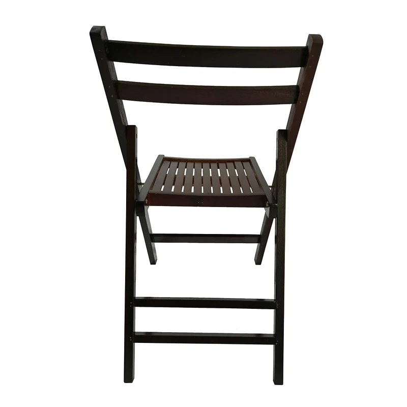Streamdale Furniture Furniture Slatted Wood Folding Special Event Chair, Set Of 4, Folding Chair, Foldable