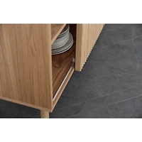 Simplie Fun Modern Sideboard With 4 Cabinet, Storage Cabinet, Tv Stand, Anti-Topple Design