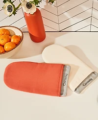 Caraway 2-Piece Cotton Double-Layered Oven Mitt Set