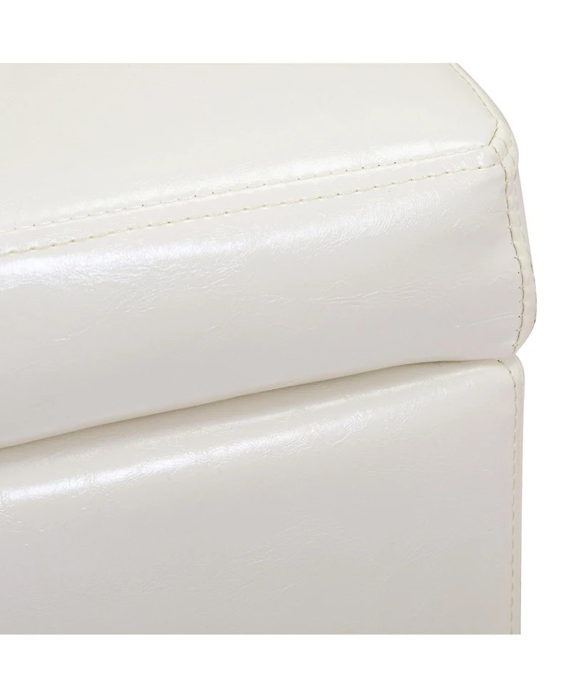 WestinTrends 42" Storage Ottoman Bench for Living Room Bedroom