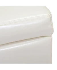 WestinTrends 42" Storage Ottoman Bench for Living Room Bedroom