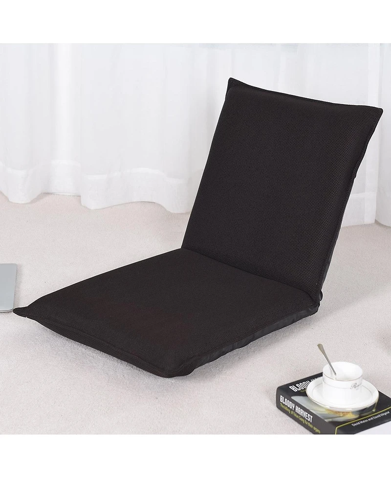 Slickblue Adjustable 6 Positions Folding Lazy Man Sofa Chair Floor