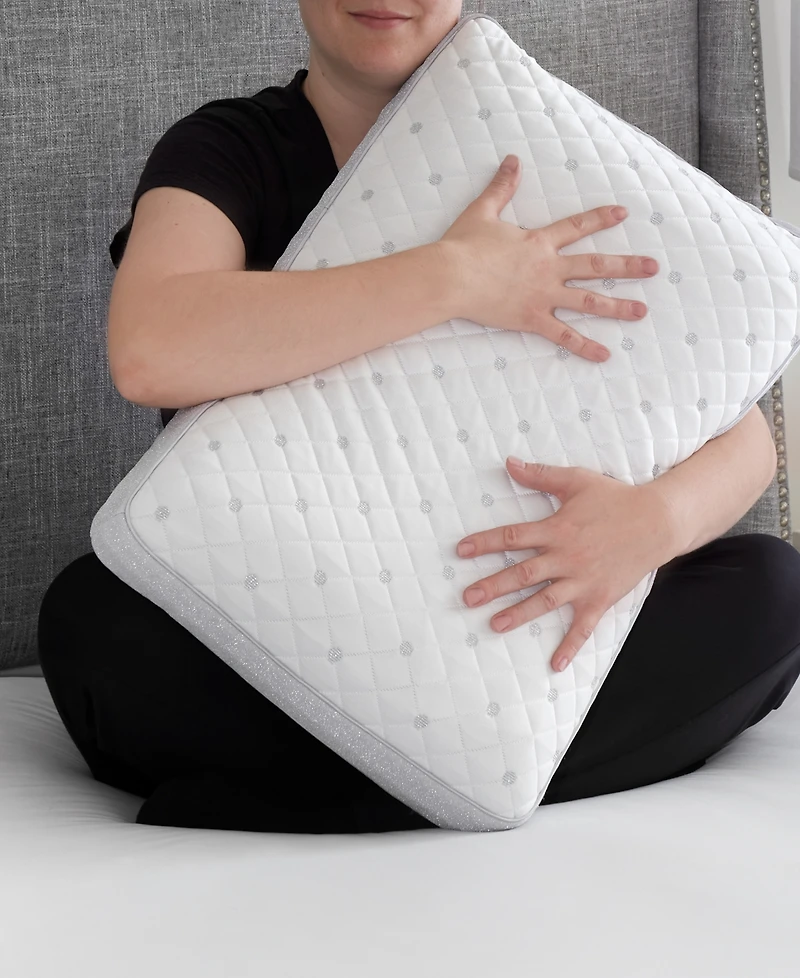 ProSleep Beautifully Cool Supreme Cooling Comfort Gusseted Memory Foam Pillow, Standard/Queen, Exclusively at Macy's