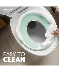 Potty Training Seat with Handles , Splash Guard, Non-Slip & Free Storage Hook - Unisex