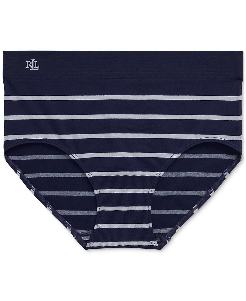 Lauren Ralph Women's Seamless Striped High-Rise Briefs
