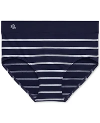 Lauren Ralph Women's Seamless Striped High-Rise Briefs