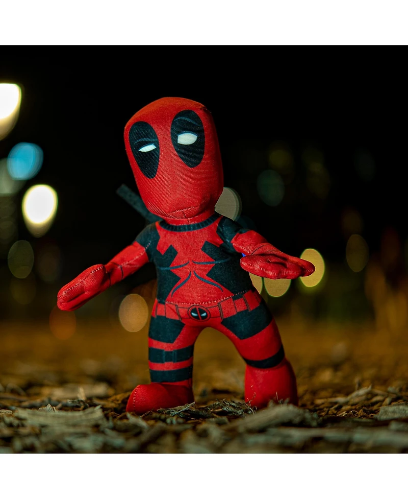 Bleacher Creatures Marvel Deadpool 10" Plush Figure - A Superhero for Play and Display Toy
