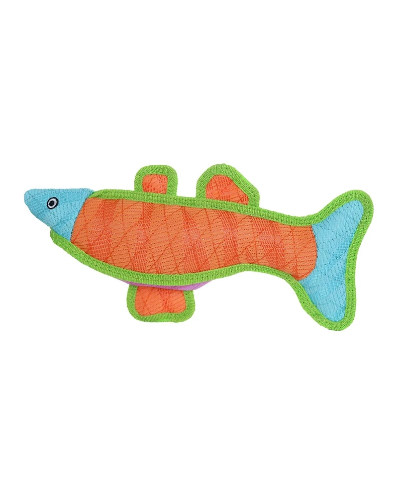 DuraForce Fish Durable Plush Squeaky Dog Toy