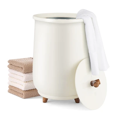 23L Large Luxury Bucket-Style Towel Warmer with Fragrant Disc Holder