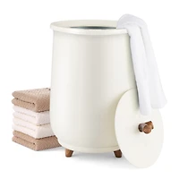 23L Large Luxury Bucket-Style Towel Warmer with Fragrant Disc Holder