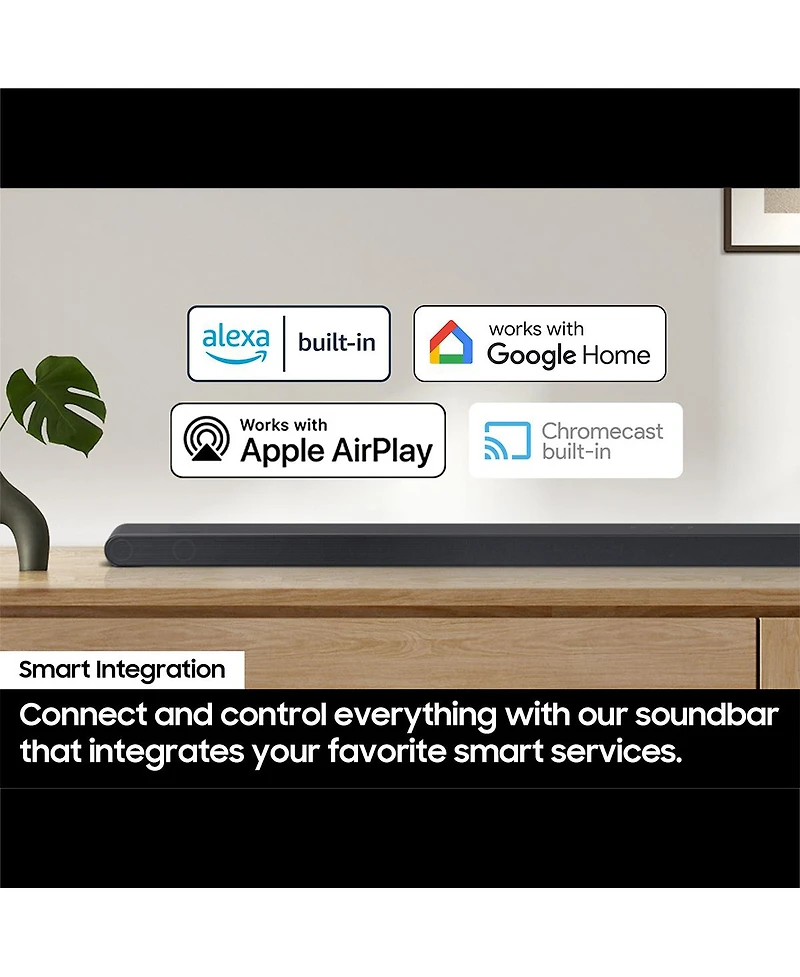 Samsung Hw-S800D 3.1.2-Channel Soundbar with Wireless Subwoofer (Black)