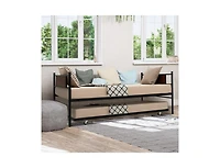 Size 2-In-1 Daybed Frame with Pullout Trundle
