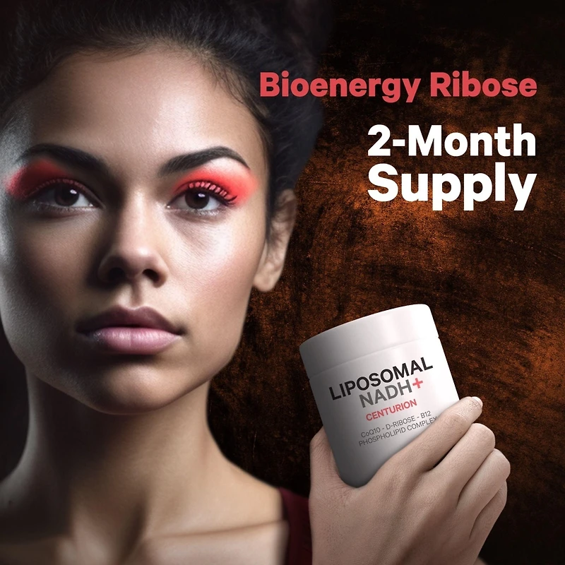 Codeage Liposomal Nadh+ Supplement - Nadh, Vitamin B12, D-Ribose as Bioenergy Ribose, CoQ10-2-Month Supply - Liposomal Delivery