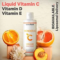 Codeage Liquid Vitamin C 1000mg, Vitamins D3, E & Zinc, Rose Hips, Quercetin, Echinacea, Liposomal Vitamin C Supplement, Non-gmo - 16 fl oz