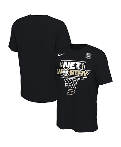 Unisex Nike Black Purdue Boilermakers 2024 Ncaa Men's Basketball Tournament March Madness Final Four Locker Room T-Shirt