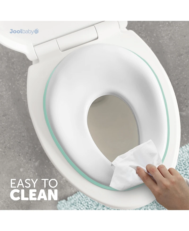 Jool Baby Kids Potty Training Seat - Splash Guard, Non-Slip & Free Storage Hook Unisex