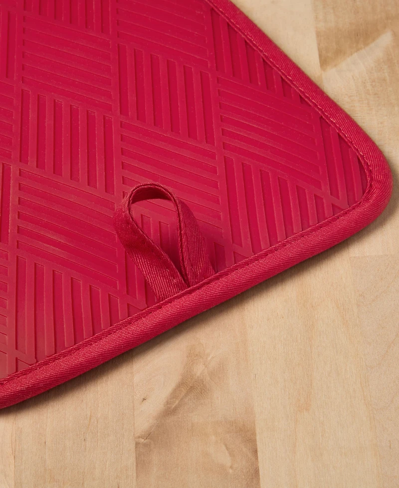 Town & Country Living Basics Silicone Basketweave Pot Holders, Set of 2