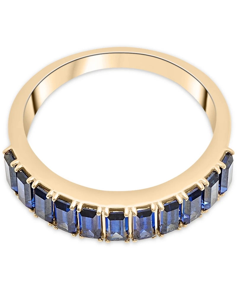 Audrey by Aurate Nano Emerald Color Baguette Ring (1 ct. t.w.) Gold Vermeil (Also White Sapphire Color, Ruby & Blue Sapphi