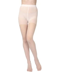 MeMoi Women's Essential Control Top Satin Sheer Pantyhose