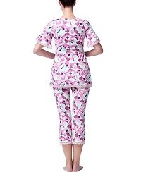 kimi + kai Maternity Koi Nursing Pajama Set