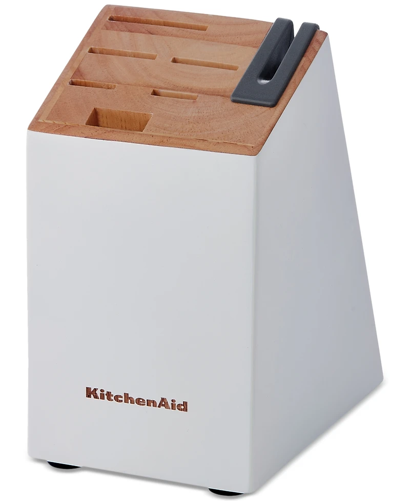 KitchenAid Classic 7-Pc. Japanese Steel Knife & Sharpener Block Set