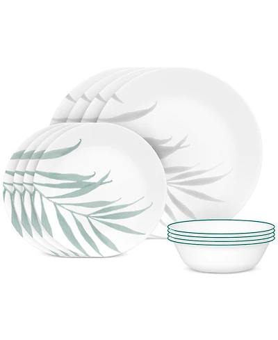 Corelle Solar Print 12 Pc. Dinnerware Set, Service for 4