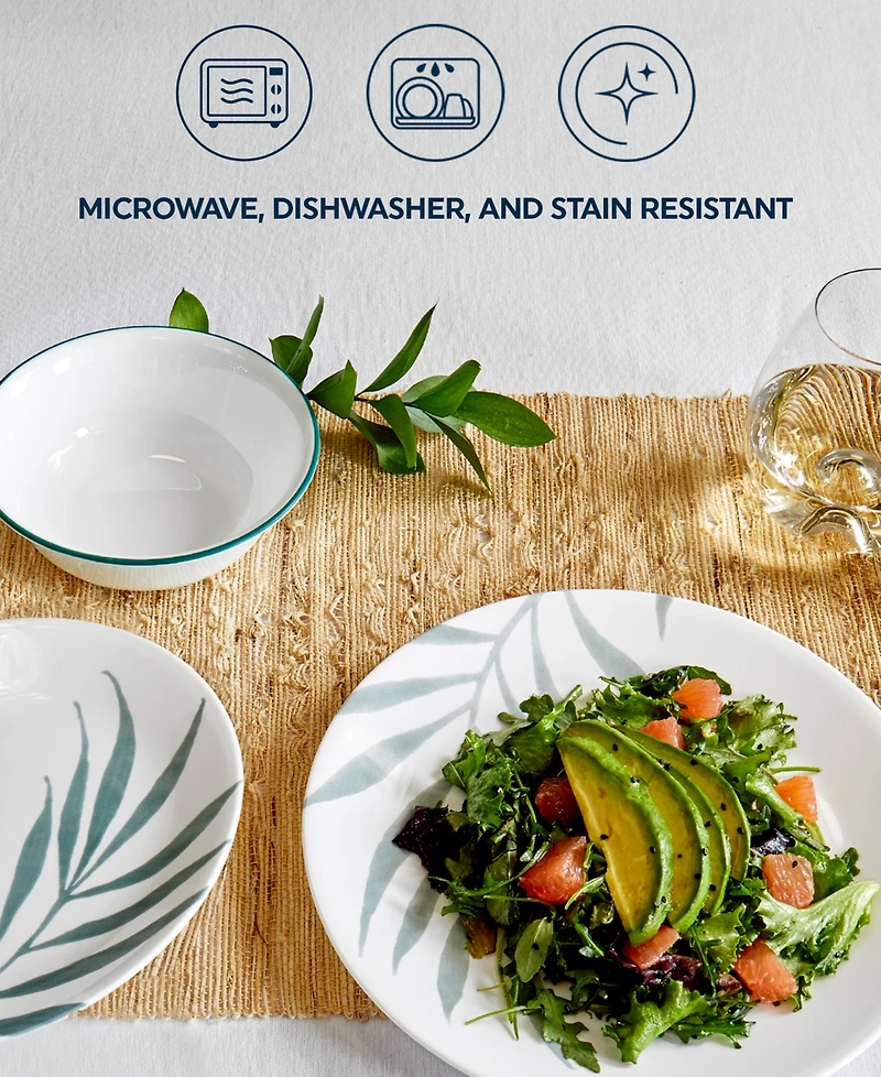 Corelle Solar Print 12 Pc. Dinnerware Set, Service for 4