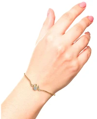 Disney Minnie Mouse Glitter Crystal Lariat Bracelet