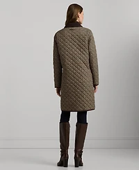 Lauren Ralph Lauren Women's Collared Quilted Coat