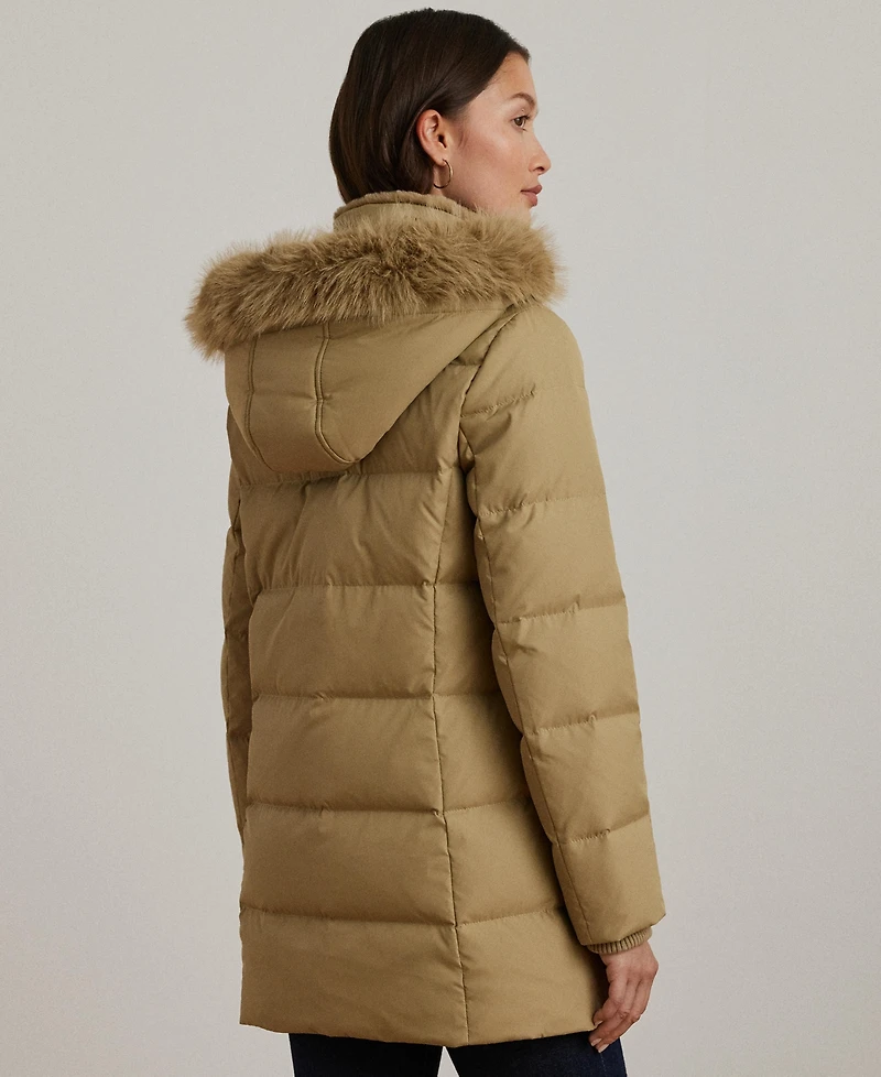 Lauren Ralph Lauren Women's Hooded Crest Puffer Coat