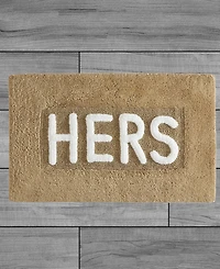 Jean Pierre Hers Cotton Bath Rug, 21" x 34"