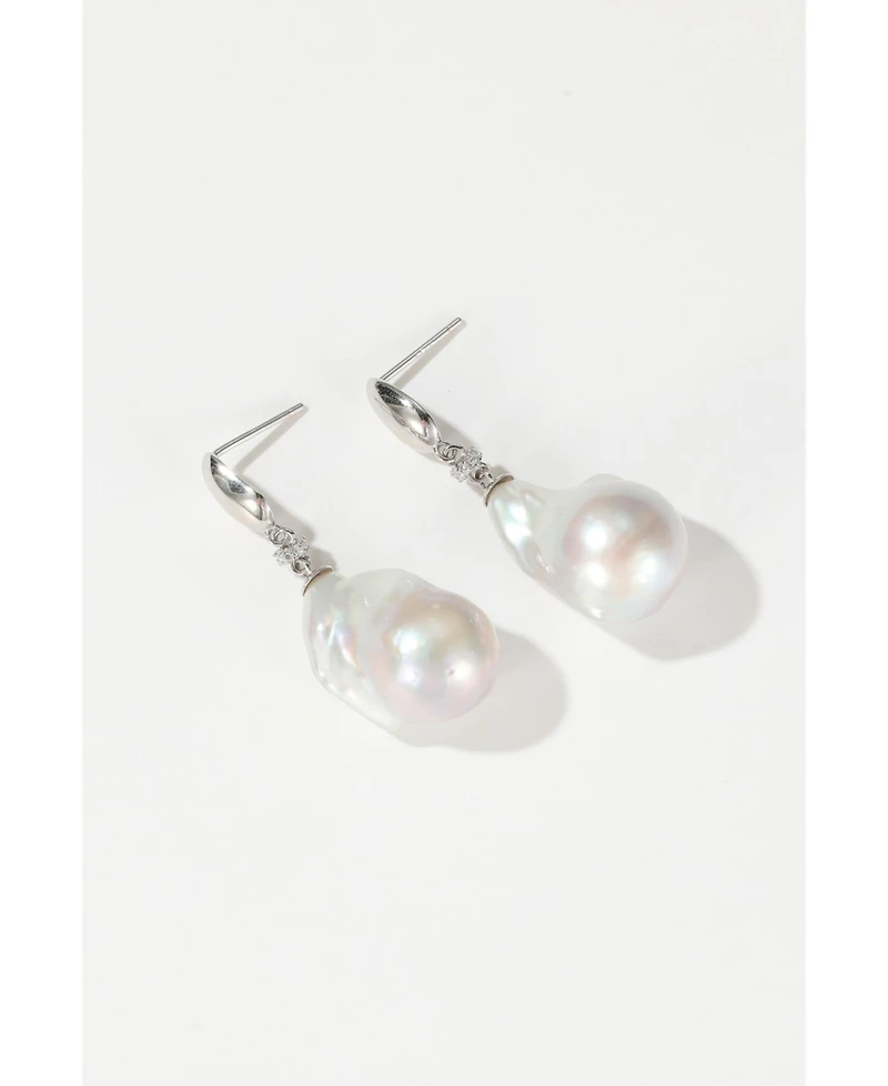 Doris Freshwater Baroque Pearl Drop Earrings