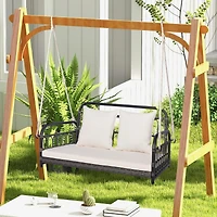 Vebreda 2-Person Outdoor Hanging Chair with Ropes