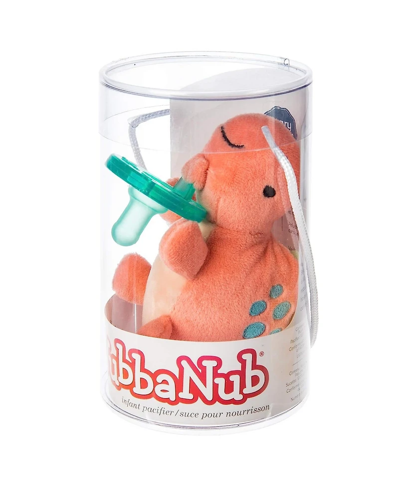 Mary Meyer WubbaNub Infant Pacifier, Pebblesaurus Dinosaur