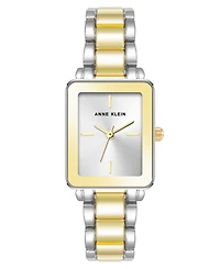 Anne Klein Women's Quartz Two-Tone Alloy Bracelet Watch, 21mm