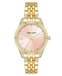 Anne Klein Women's Quartz Gold-Tone Alloy Bracelet Watch