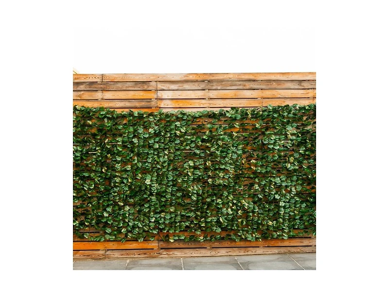 Slickblue Faux Ivy Leaf Decorative Privacy Fence